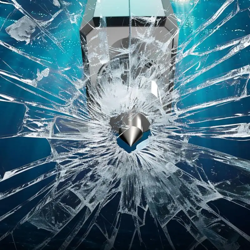 

1 Set 2-In-1 Mutifunction Emergency Windows Glass Breaker Safety Belt Cutter Car Emergency Hammer Self Rescue Tool