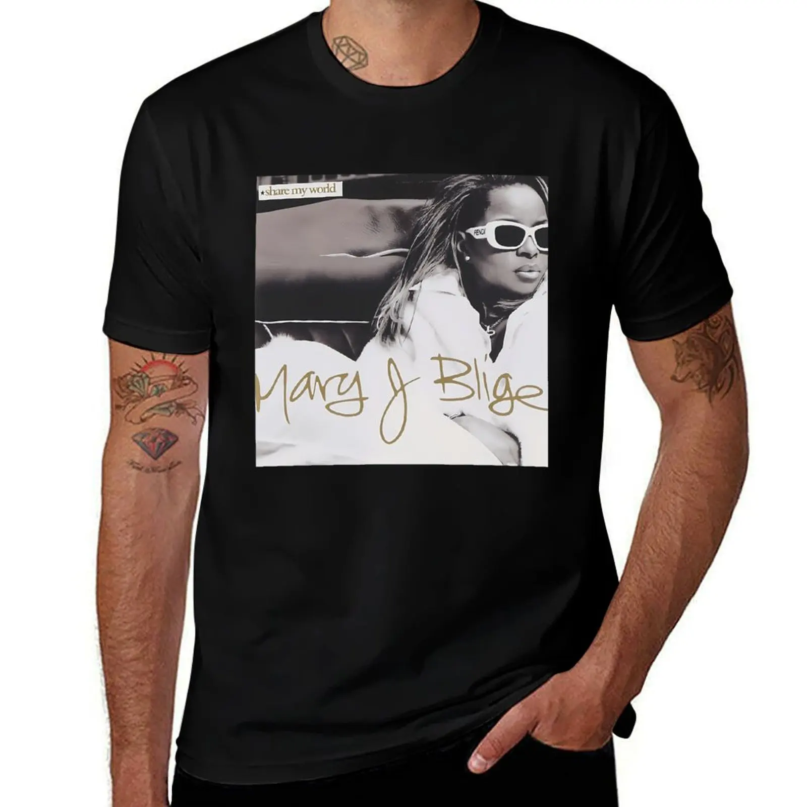 

Album T-Shirt Lightweight Casual Summer T-Shirt
