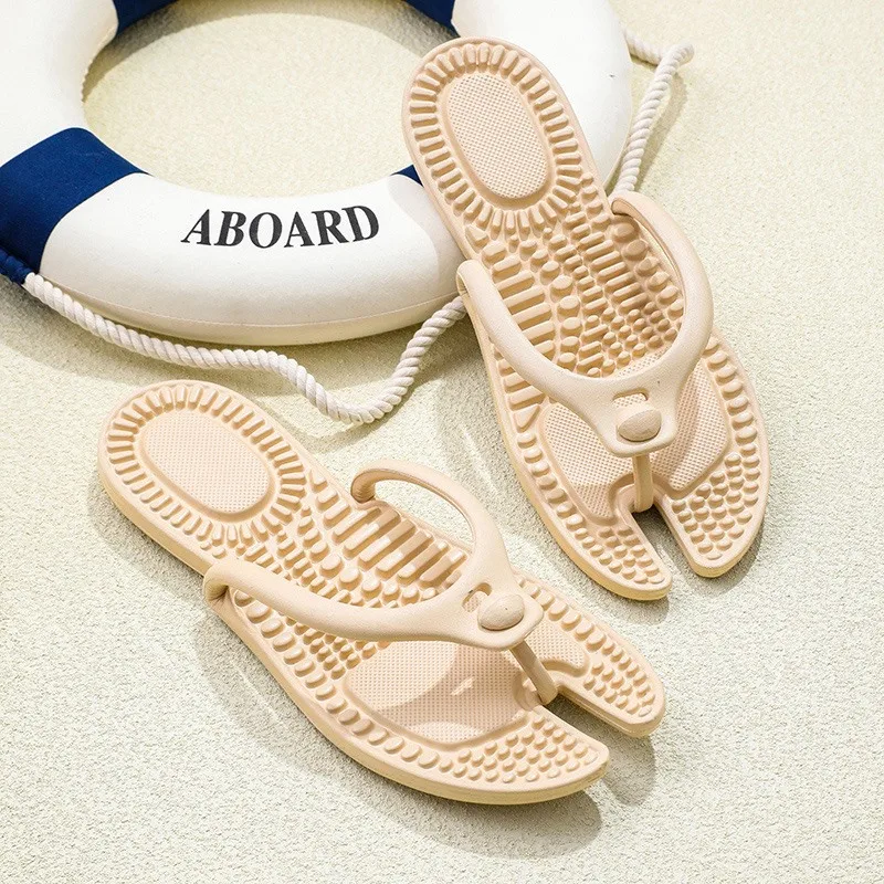 

Summer Anti-skid Outdoor Casual Light Beach Sandals Men Shoes Couple Travel Portable Bathroom Slippers Indoor House Slides