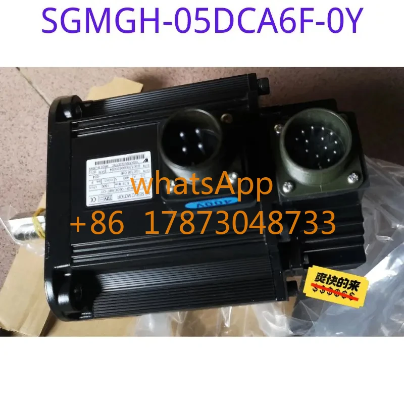 New motor SGMGH-05DCA6F-0Y