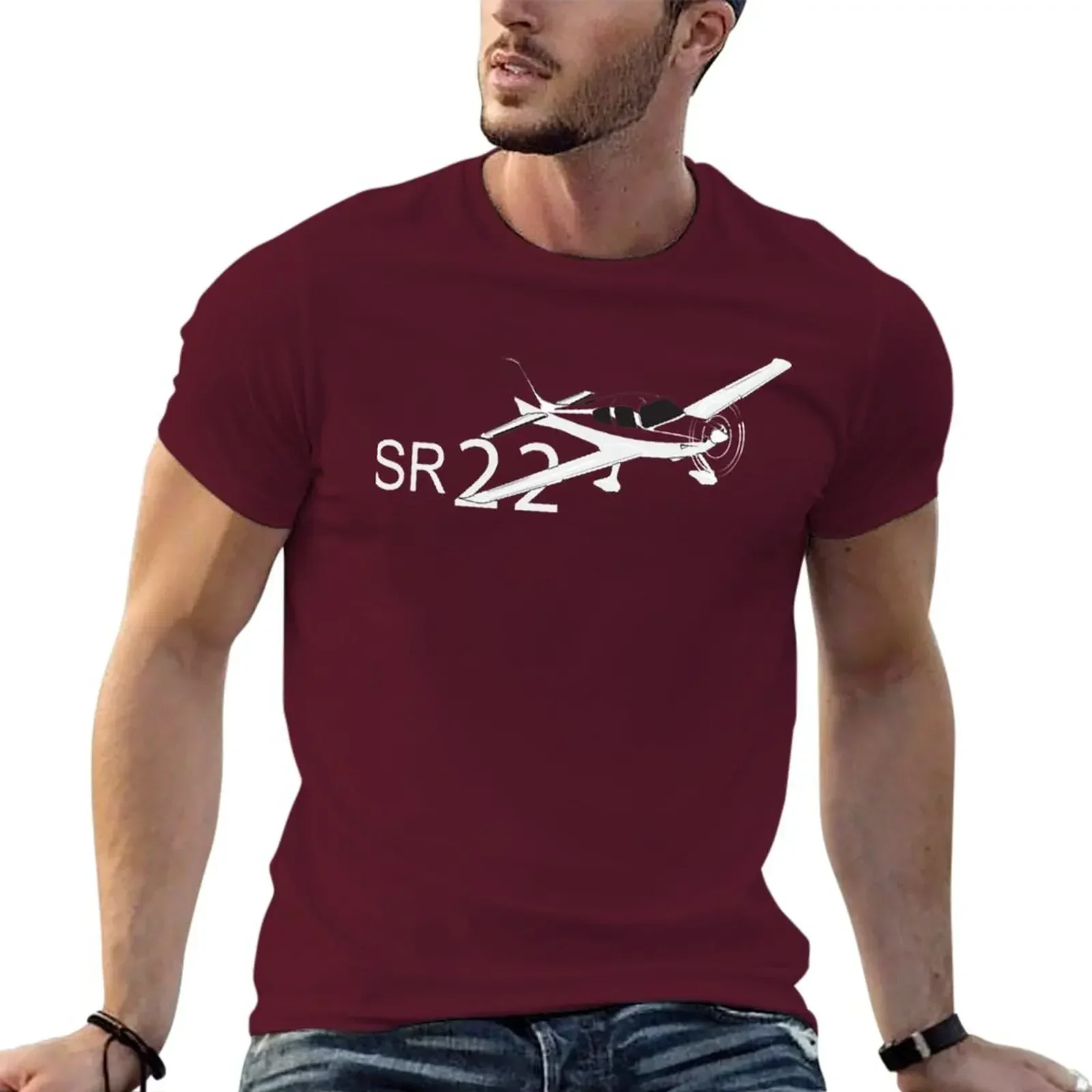 Cirrus SR22 Essential T-Shirt cute clothingmen workout shirt Short Sleeve Round Collar mens designer clothes new in tops & tees