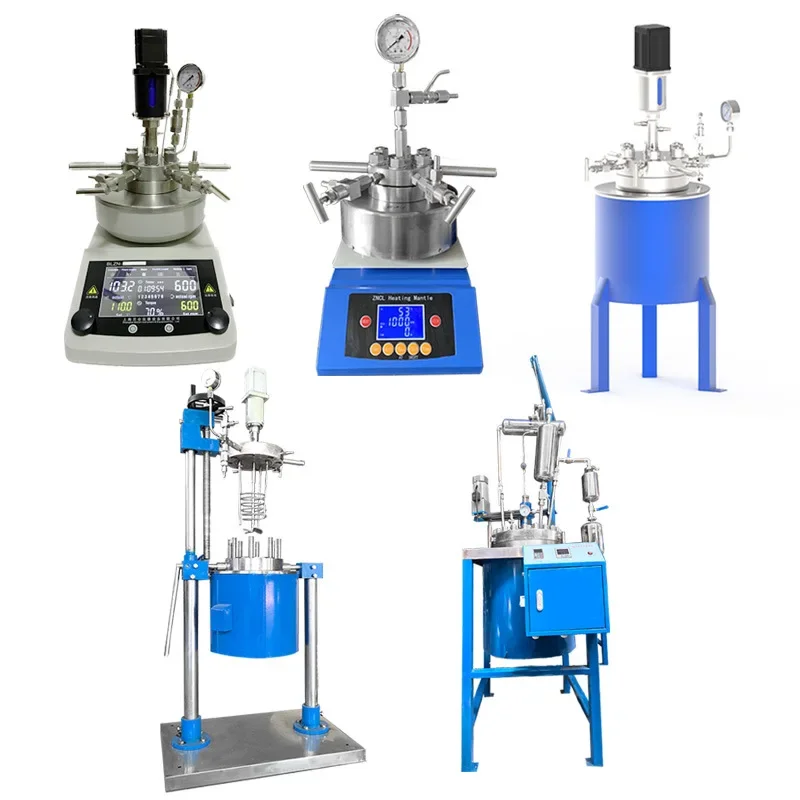 Laboratory high pressure reactor, microcomputer intelligent program data export temperature control