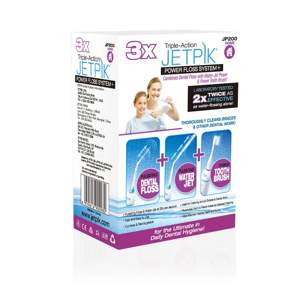 JETPIK JP200 HOME new design dental care oral irrigator power jettext water flosser