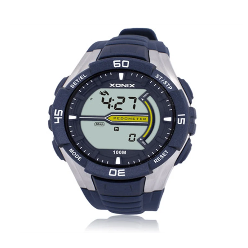 Relojes Digitales Multifunción XONIX, Podómetro, Calorías, Deportes, Natación, Buceo, Resistentes al Agua 100m, Relojes para Correr JKP