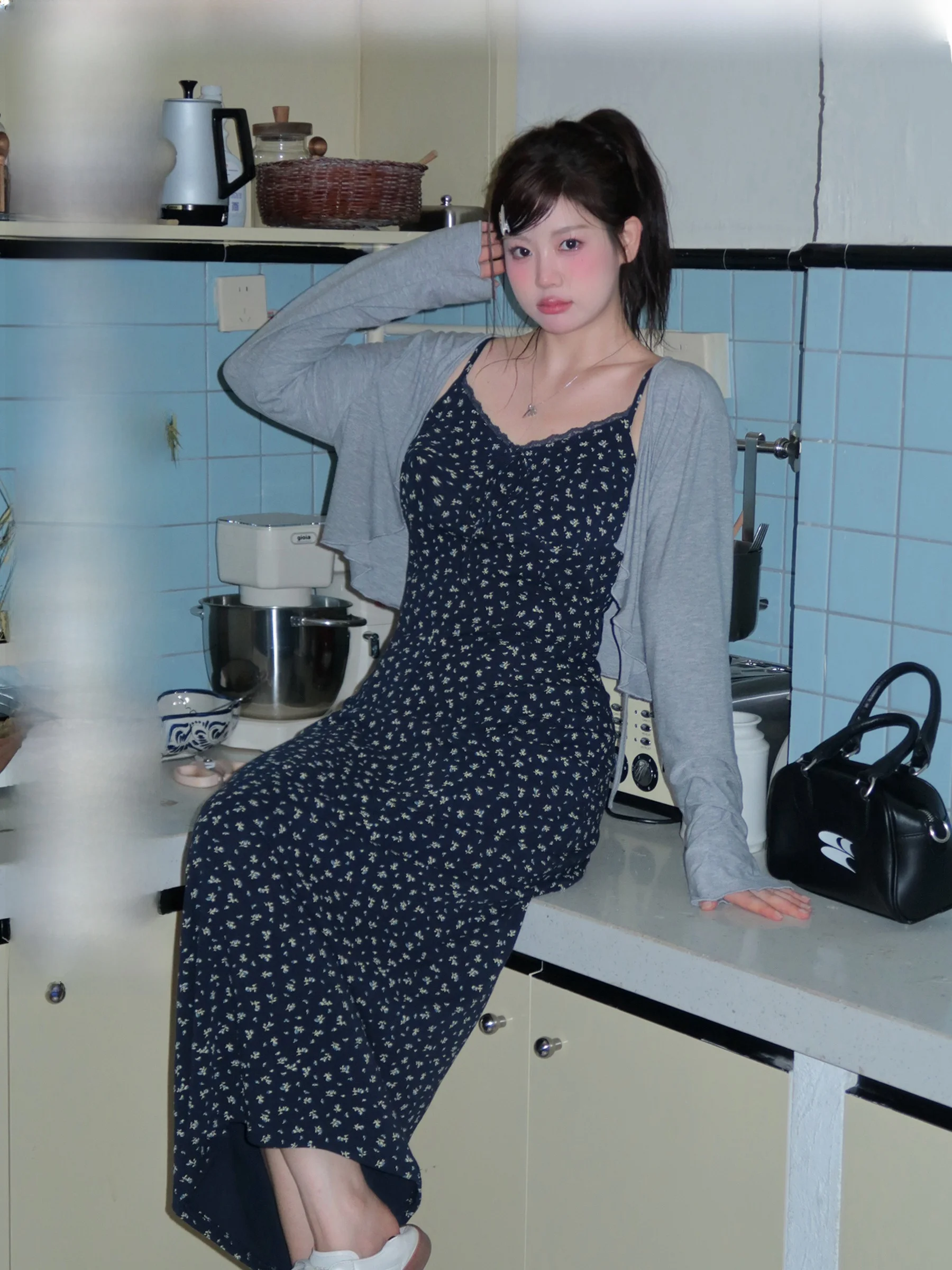 

Juu Studio ternoon Lazy Sp, большие размеры, утягивающий ремень с цветочным принтом, длинный Dr, большой размер, Dr, женская мода, лето