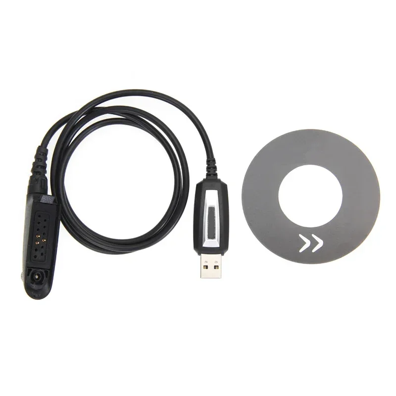 Programming USB Cable with CD Software for BaoFeng Walkie Talkie UV-XR UV-9R Plus A-58 GT-3WP UV-5S BF-9700 UV9R Two Way Radio