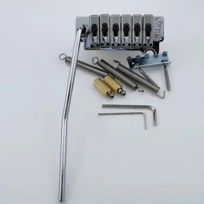 Wilkinson WVS50IIK Guita Tremolo Bridge With matching Satin Saddles Chrome high quality in stock