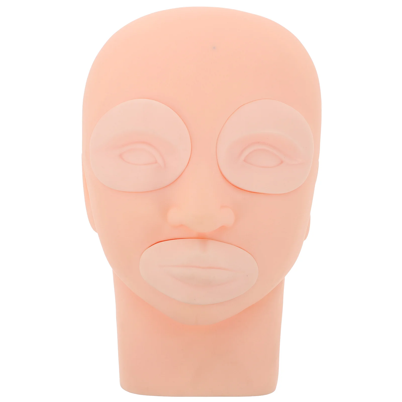 

Tattoo Practice Mannequin Head Detachable Eyebrow Lip Eyeliner Soft Comfortable Wonderful Workmanship Fine Texture