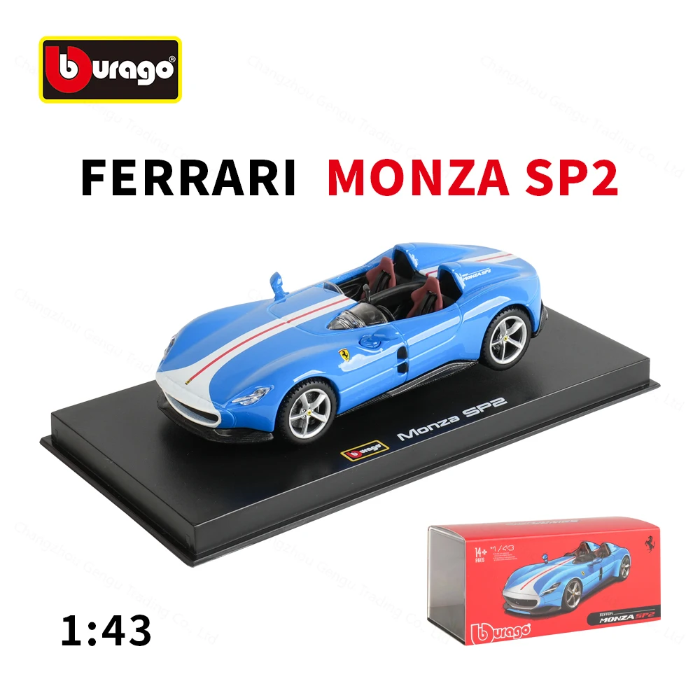 

Bburago 1:43 Ferrari Monza SP2 Static Die Cast Vehicles Collectible Model Car Toys