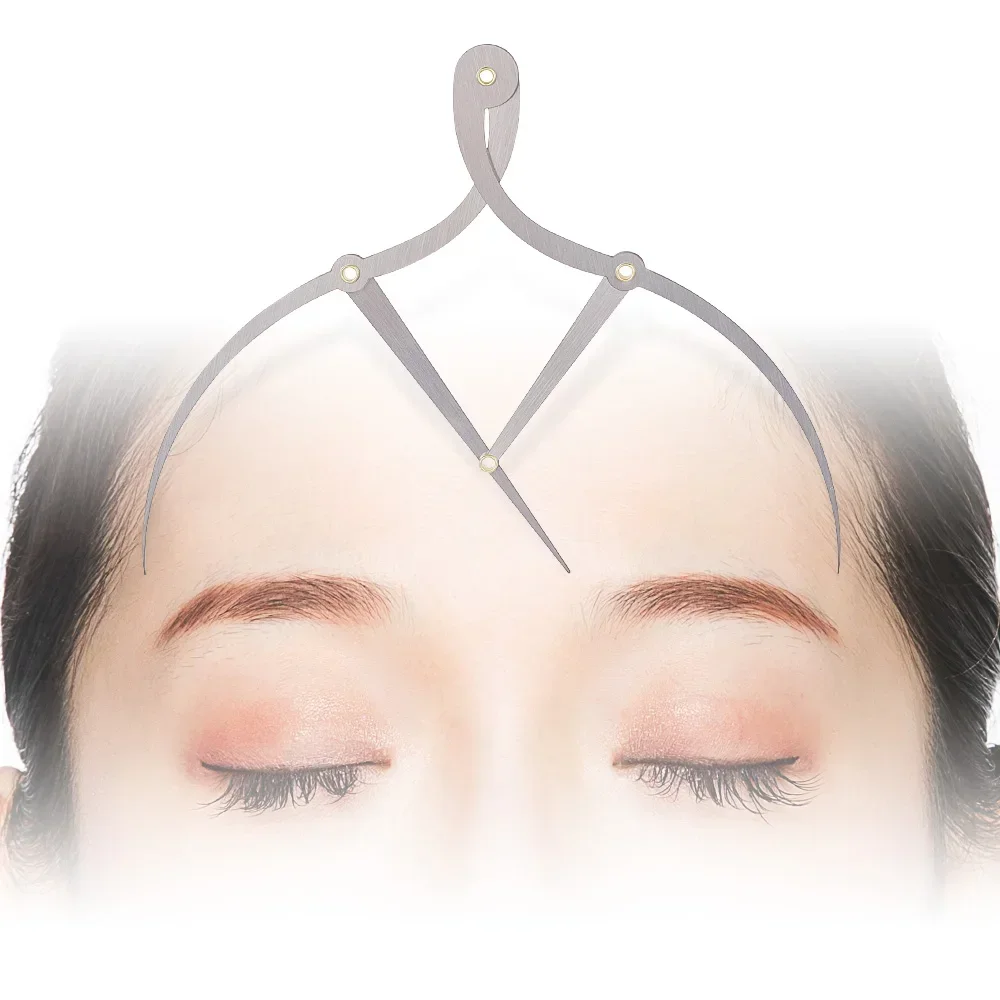 1pcs Microblading Tattoo Eyebrow Balance Positioning Ruler Makeup Eye Brow Design Golden Ratio Ruler Measurement Tool