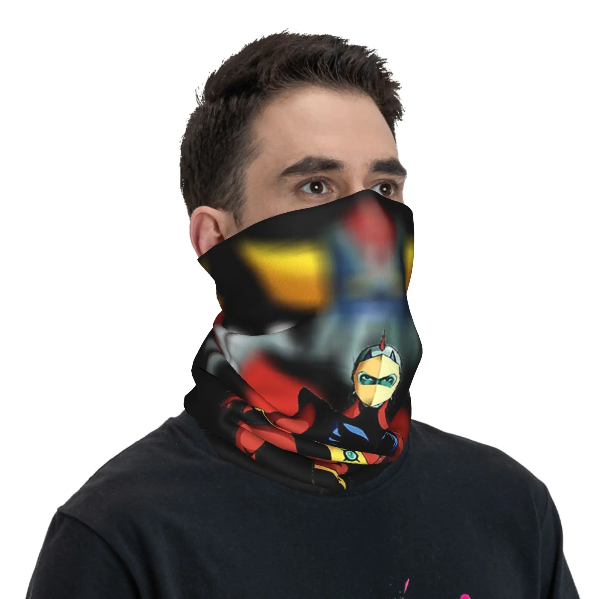Goldorak Grendizer Anime UFO Robot Goldrake Bandana Neck Cover Printed Wrap Scarf Headwear Hiking Fishing for Men Women Adult