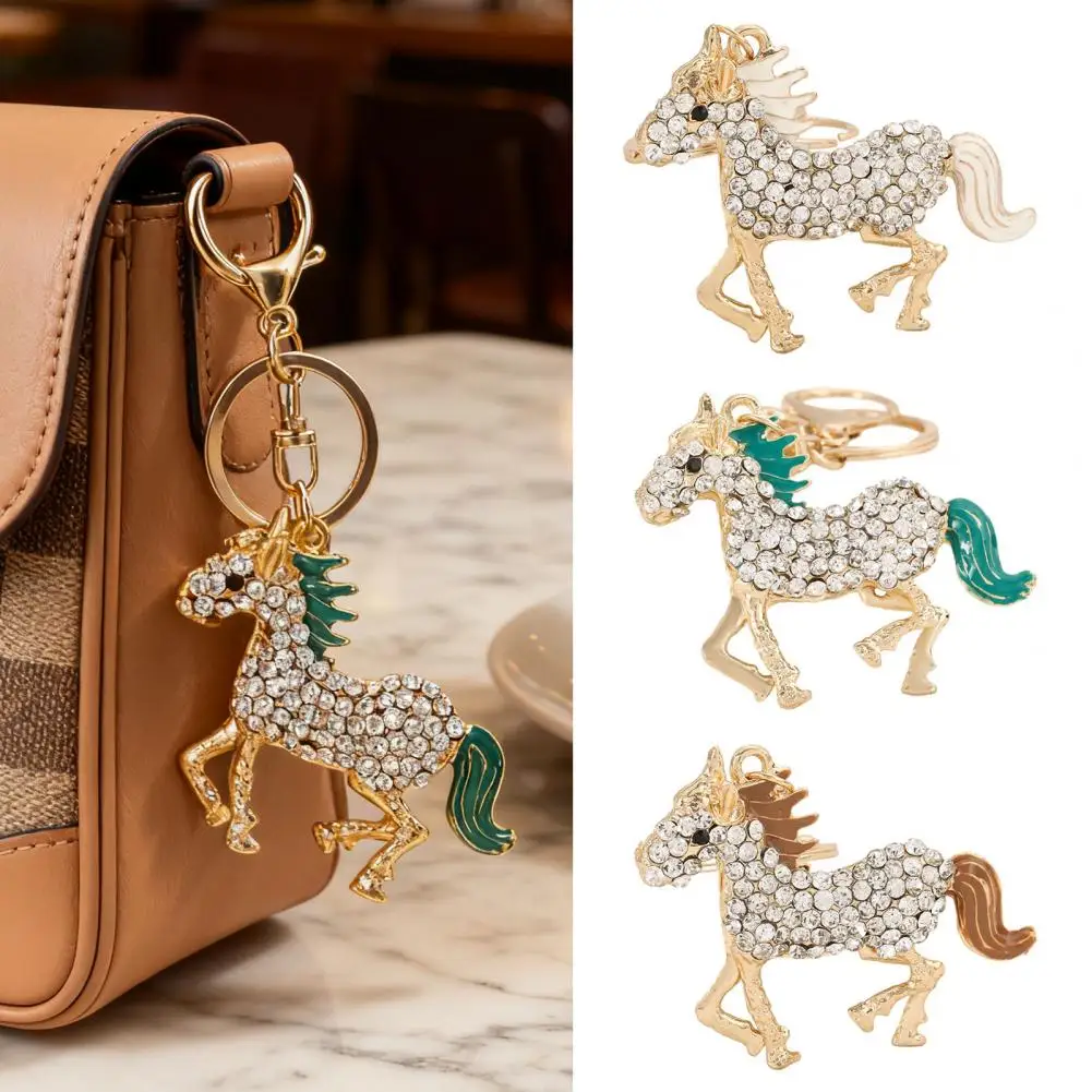 محظوظ الحصان قلادة 2026 سنة الحصان المفاتيح قلادة حسن الحظ سحر السنة الصينية الجديدة زودياك التميمة حلية حقيبة الظهر سيارة #1