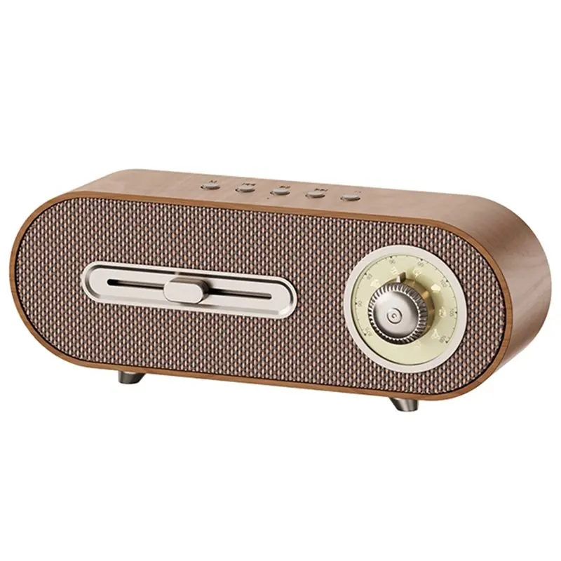 [eyel-new-】-jy67-pro-retro-wireless-speaker-tf-card-support-long-battery-life-white-noise-timer-function-ai-technology