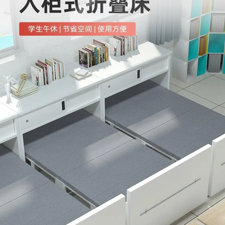 

Study Room Invisible Small Unit Desk Cabinet Integrated Nap Folding Bed Single Home Office