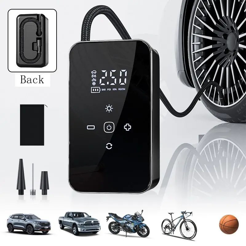 HF903 Popular Tyre Inflator Gonfleur De Pneu Inflador De Neumaticos Wireless Air Pump for Car Bike Motorbike Ball