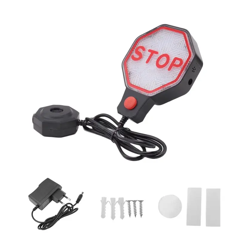 [A92P!】 Garage Parking Assistance Sensor Aid Adjustable With LED Indicators, Dual Power Supply Parking Sensor System Option EU P
