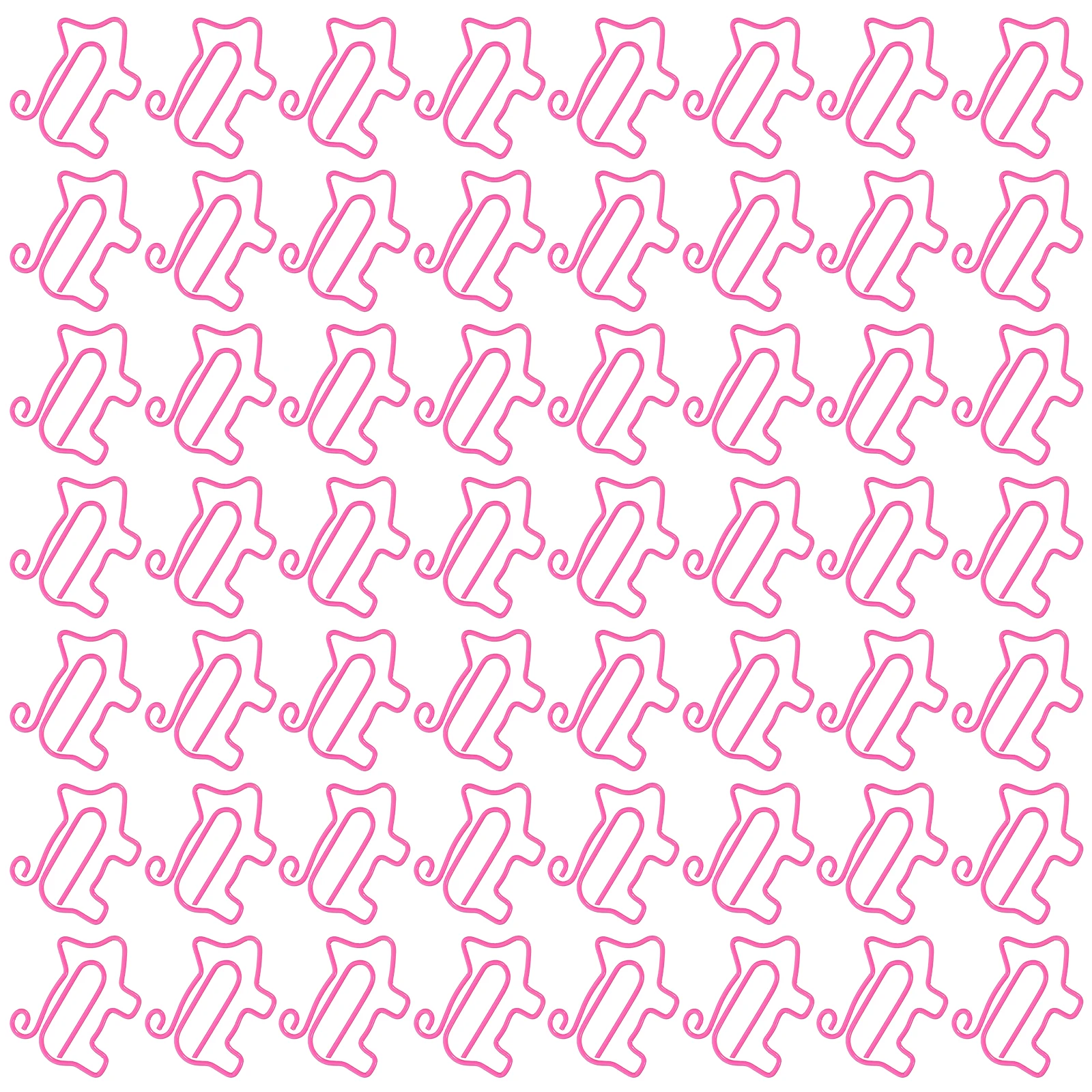 

50pcs Pig Shaped Paper Clips Metal Office Supplies Smooth Surface Large Paperclips For Use Cartoon Clip