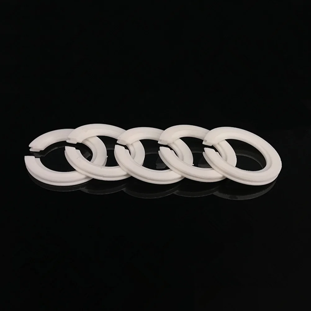 10Pcs E27 to E14 LED Light Socket Adapter Fix Ring Hard Plastic Bulb Transform Circle for Lampshade Conversion Tool