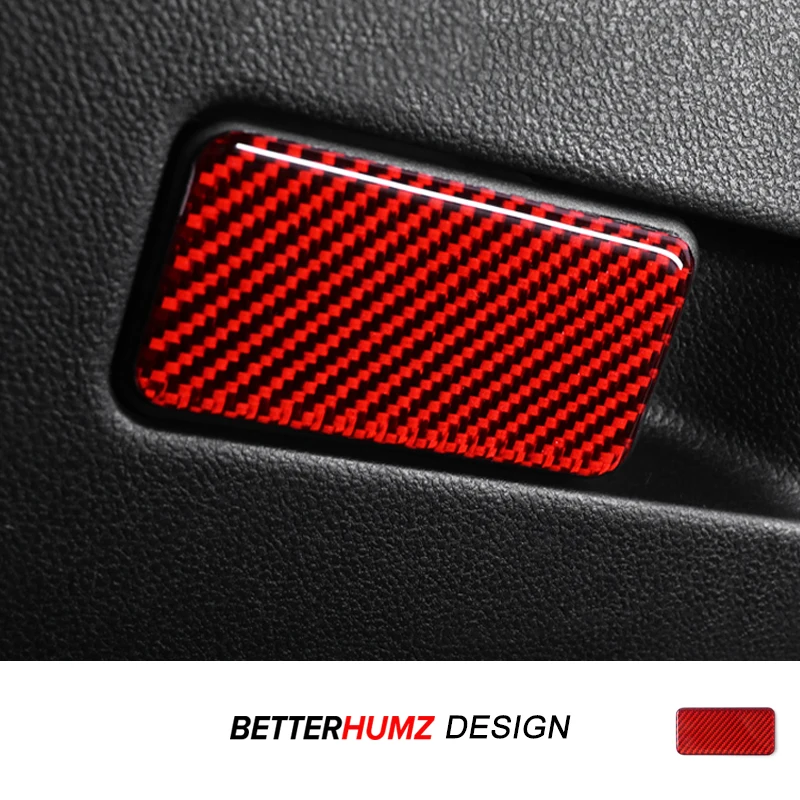 Für Subaru BRZ/Toyota GR86 2021- Carbon Fiber Co-pilot Handschuhfach Schalter Panel Trim Aufkleber Auto innen Tuning Zubehör