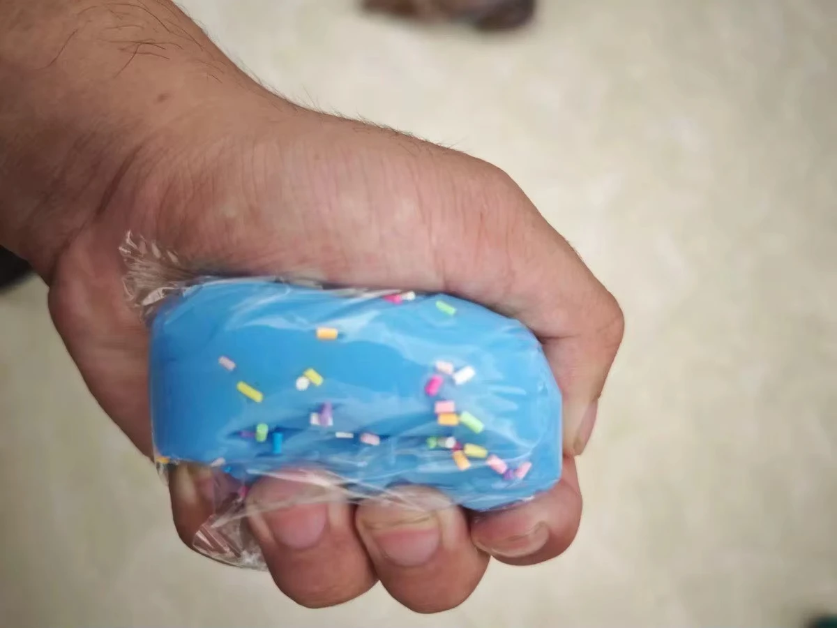 2026 New Arrival Schylling NeeDoh Jelly Donut Squeeze Toy, Stress Relief Squishy Toy with Slow Rebound, Perfect Gift a