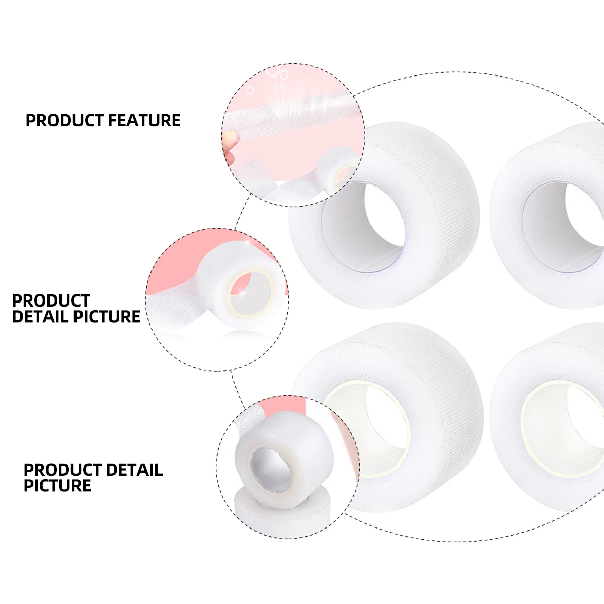 

4pcs Foot Heel Sticker High-Elastic Invisible Adhesive Pads Blister Protection Cushion Bandages Multifunctional Foot Care