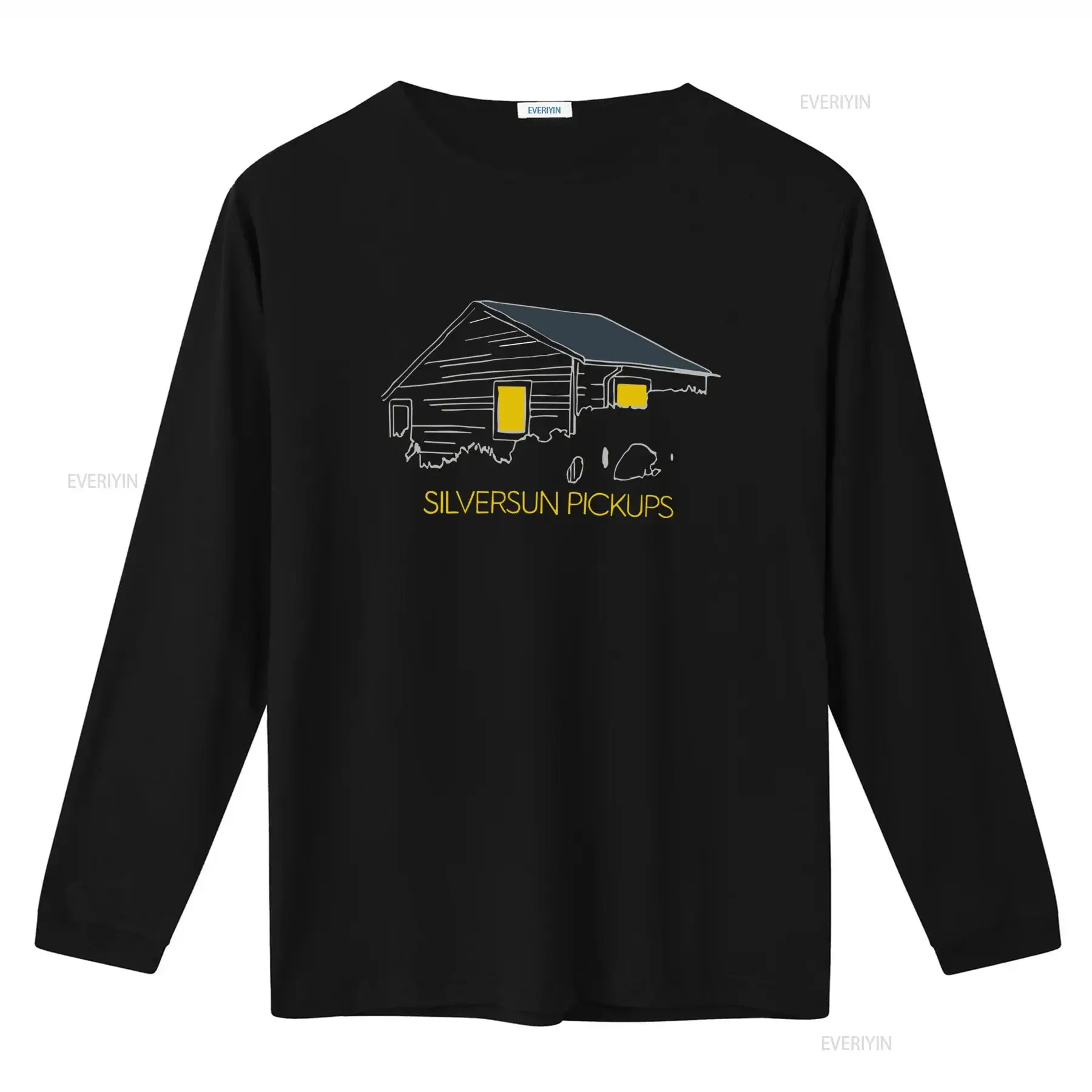 Silversun Pickups Men's House 2012 Tour Print Slim Fit Grey T Shirt Large vintage Washed Stylish Unisex homme streetwear