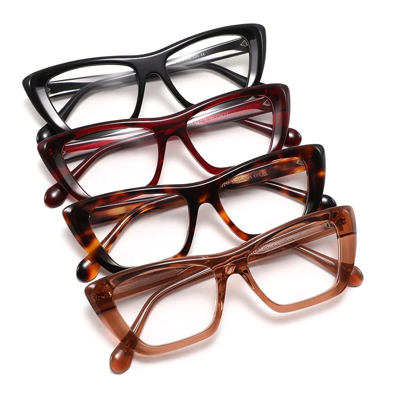 JAEVAR's New Women's Anti Blue Light Sheet Eyeglass Frame Is Ultra Lightweight High-quality Retro Square Eyeglass Frame 882217