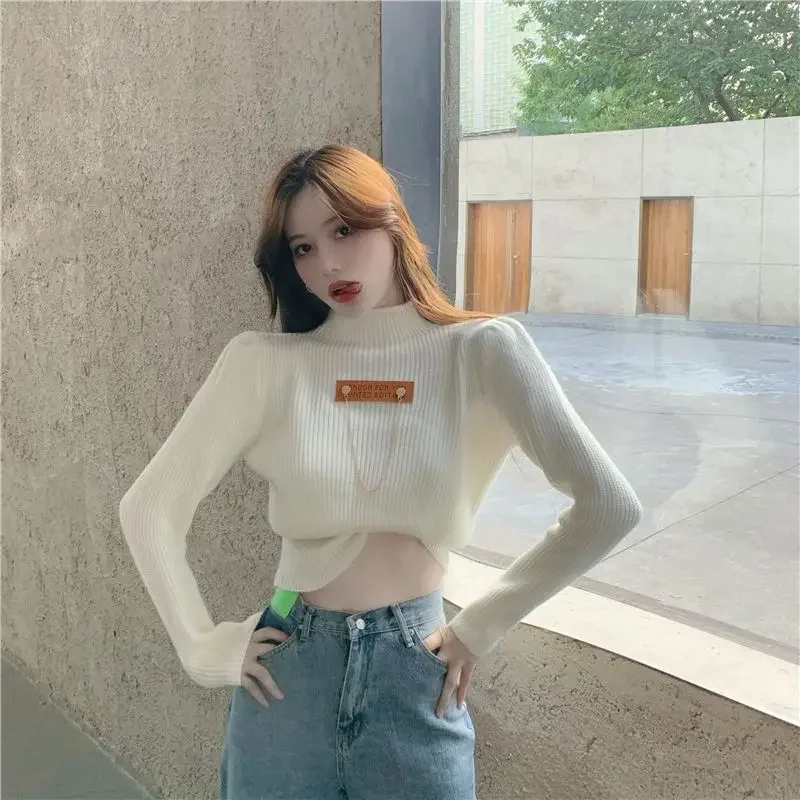 Knitted Sweaters for Women Fashion 2024 Long Sleeve Korean Style Female Pullover Elegant Clothes Sale All Cheap Outerwears Fall