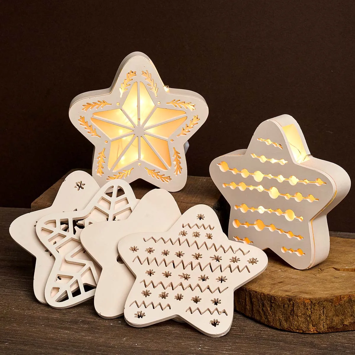 Star Hollow Storage Box Silicone Mold DIY Five-pointed Stars Festive Atmosphere Light Casting Molds Plaster Resin Craft Making