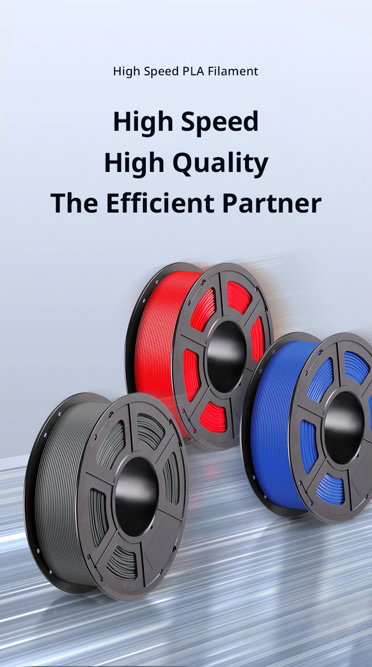 ANYCUBIC 1kg/Roll High-Speed PLA Filament 1.75mm Plastic For 3D Printer Rubber Consumables Material For ANYCUBIC KOBRA 2 Series