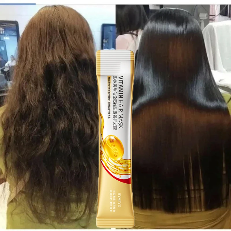 

Magical Vitamin Hair Mask Prevent Dryness Split Ends Repair Damage Frizz Hairs 5 Seconds Smooth Nourish Straightening Hair Care