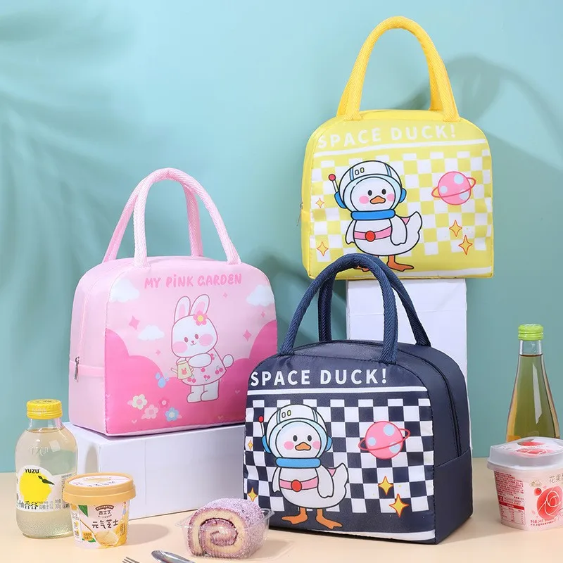 

Милая мультяшная термосумка для обедов, портативная сумка-бенто для школы и офиса