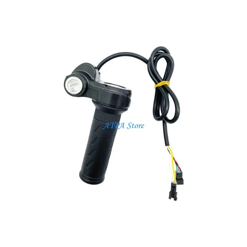 Acelerador aderência torção U13C com chaves universal para bicicletas e design à prova d'água e ergonômico.