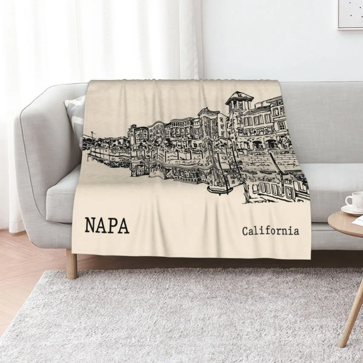 

Napa California Throw Blanket Stuffeds for sofa Sofas Fashion Sofas Blankets