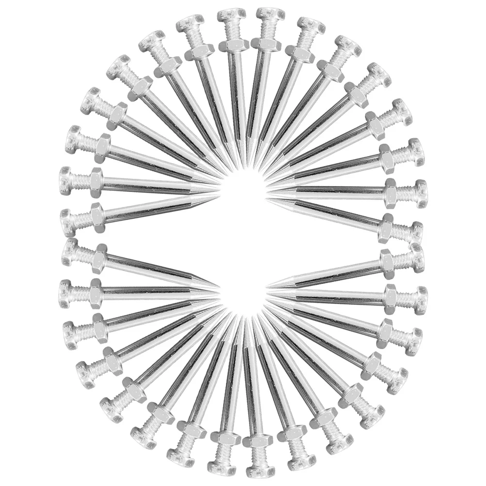 40 قطعة أحذية الحديقة العشب مسمر الأحذية المسامير الرجال استبدال الصنادل المعدنية حصص أدوات ساحة دائم التربة المسامير #2