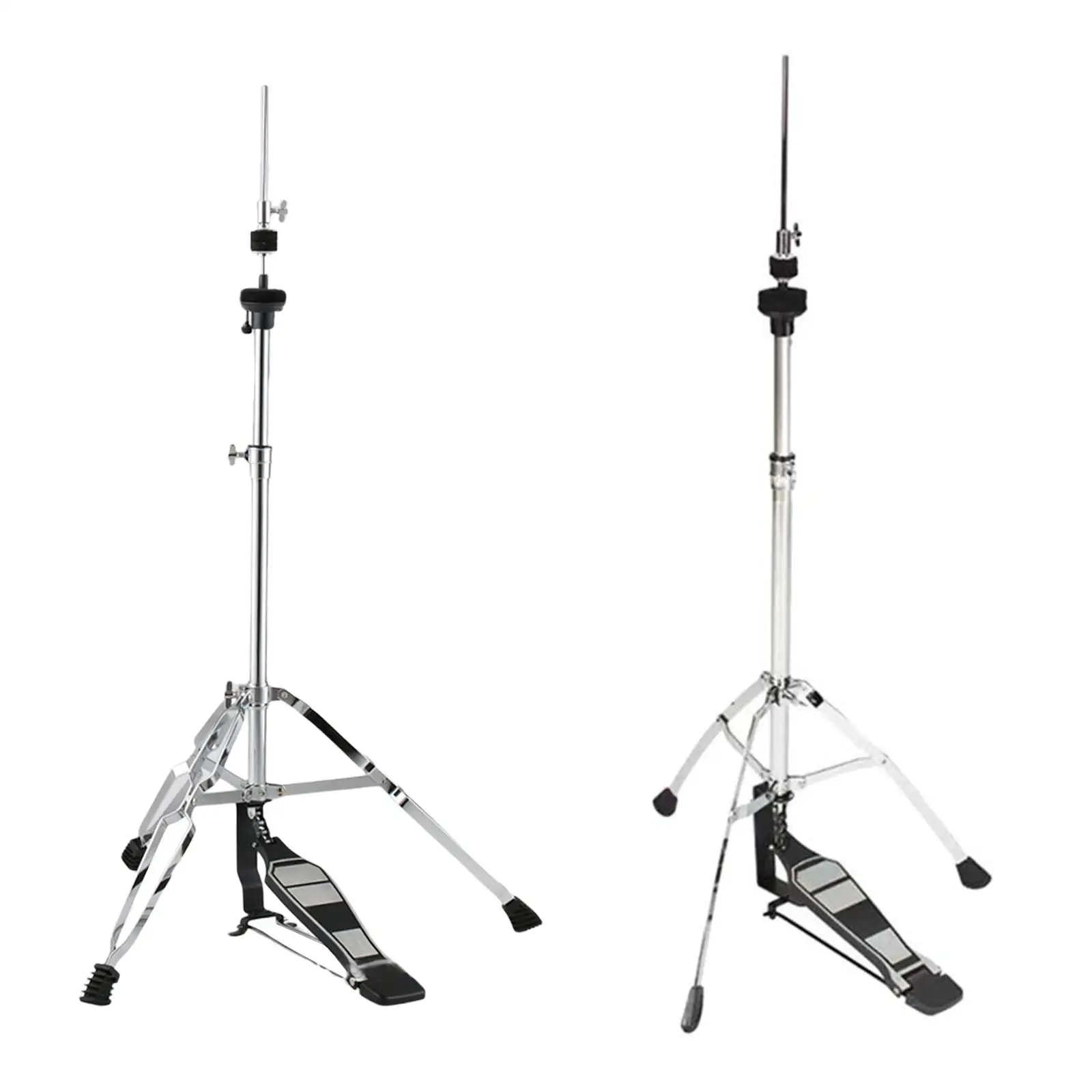 Hi Hat Tripod Stand, Drum Stand, Height Adjustable, Long Footboard Cymbal Arm,