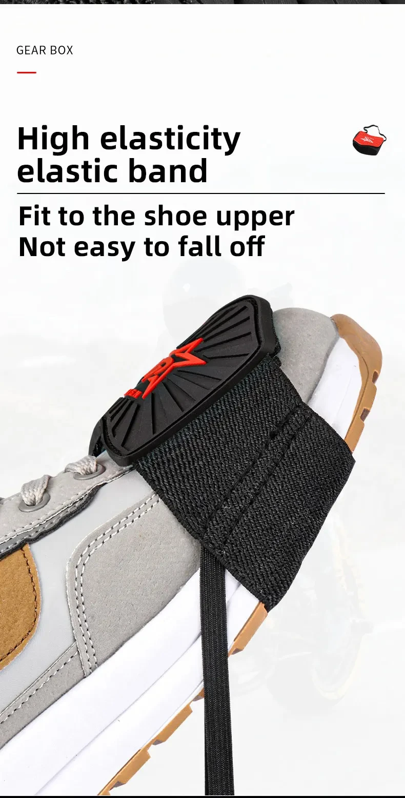 Motorrad Shift Pad Gummi Boot Schutzhülle Einstellbare Shifter Schild Anti Slip Pad Schuh Abdeckung Motorrad Schuh Schutz – Detail 7