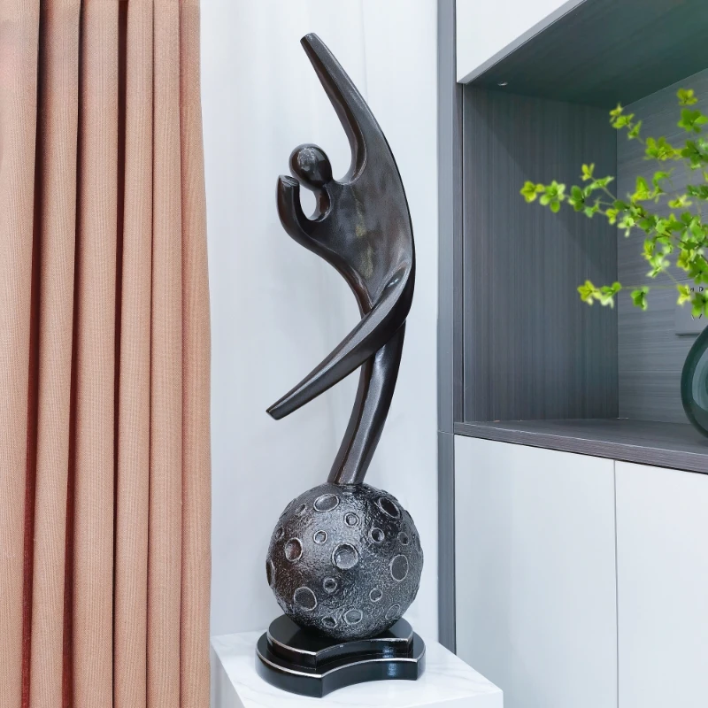 

decoration in the living room Abstract art sculpture entering the entrance minimalist creative handicraft soft decoration