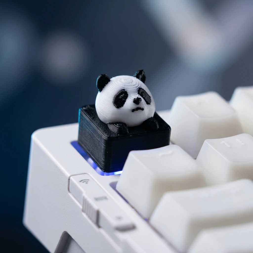 Cute panda shape, ESC key cap, compatible layout-creative mechanical keyboard decoration, computer key cap
