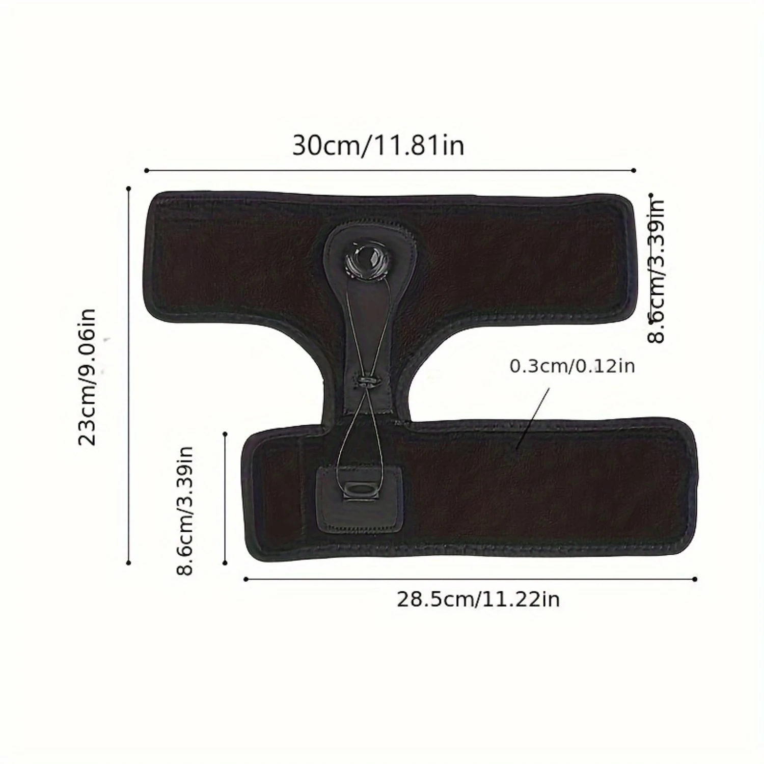 Ankle Support Brace With Adjustable Compression For Correcting Foot Pronation And Supination, Providing Support And Stability Wi