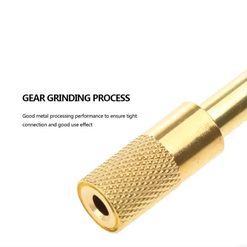 Gold-Plated Copper Stereo Connector 6.35mm Male To 3.5mm Female