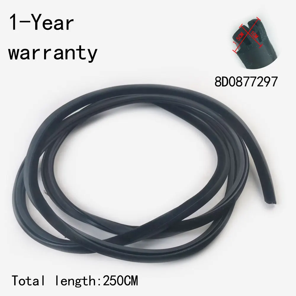 Sunroof glass sealing strip For VW Passat Bora Sagitar Golf Magotan beetle Jetta Audi A4 S4 Skoda Superb 8D0877297