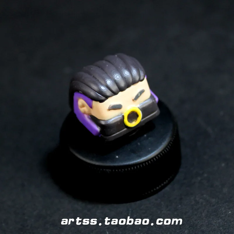 Personalizado 3D Valorant Keycap, resina tridimensional, Cruz Axial Keycaps, Sova Reyna Omen Cypher Sábio Jett Skye, Alta qualidade, OEM