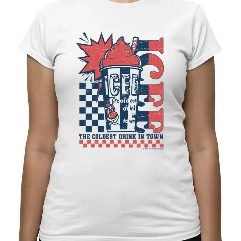 Officially Licensed ICEE Retro Cool Explosion Coldest Drink Women's T shirt