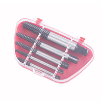 5 Pieces of Broken Screw Extractor Bit Set Carbon Steel Double-Sided Screw Pulling Center Bit Hardware ToolsJAS