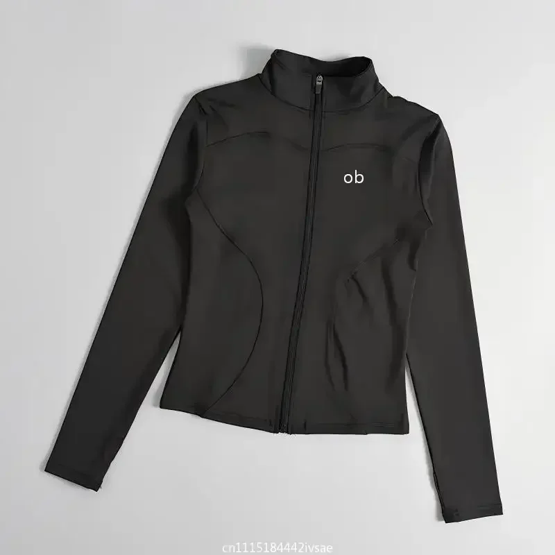 2026 Top Women Workout Tops Activewear Yoga Clothes Windbreaker Sportswear Woman Running Long Sleeve Sweatshirt Sports Jackets
