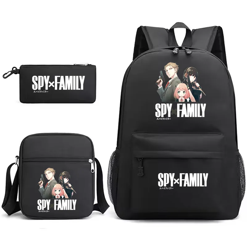 Spy X Family Anya Forger Backpack For Girls Boys 3pcs Set Children Rucksack Lightweight Students Shool Bags Women Laptop Mochila - view 3