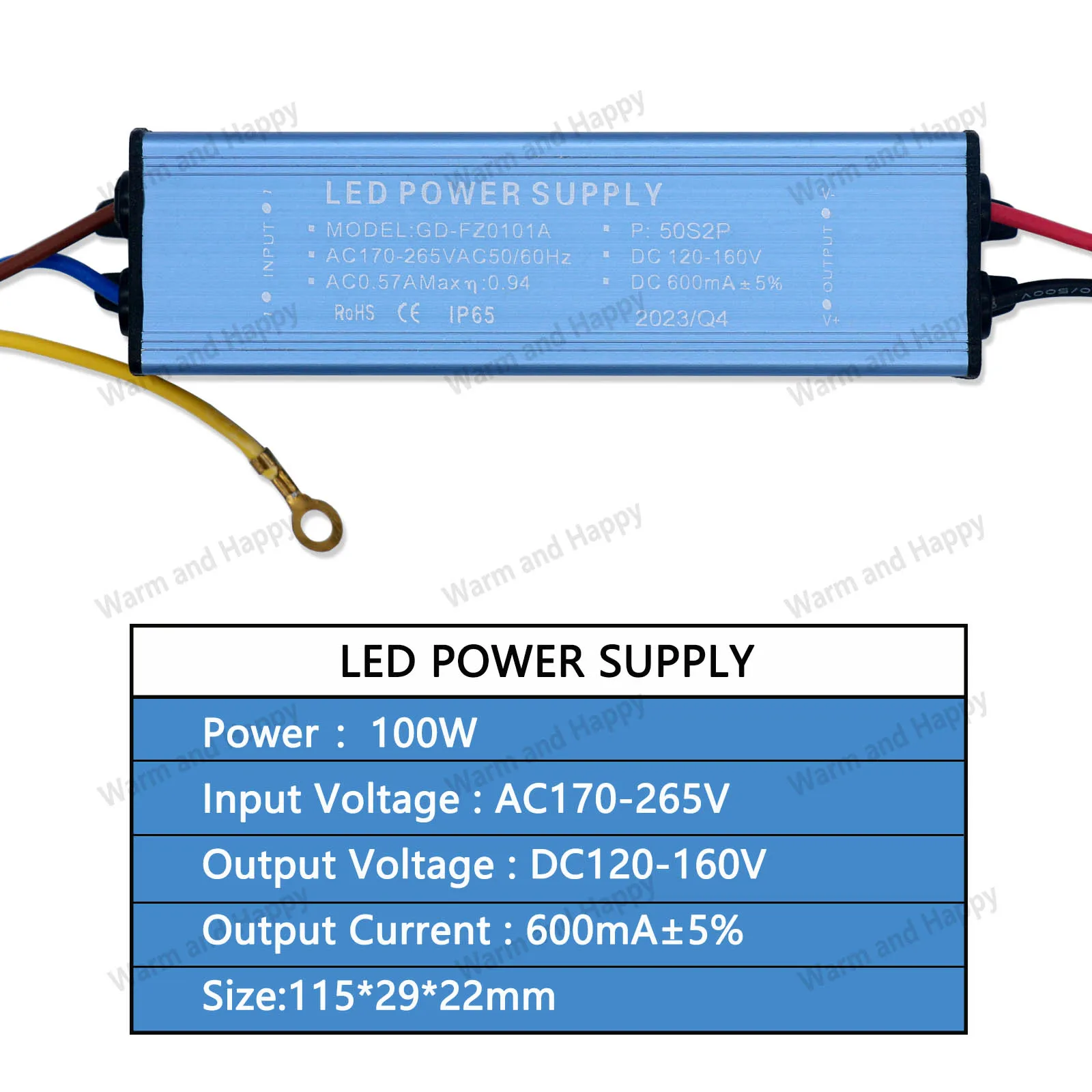 30W 50W 100W 150W 200W 300mA 600mA 1200mA LED Driver For LED Power Supply Constant Current Voltage Control Lighting Transformers