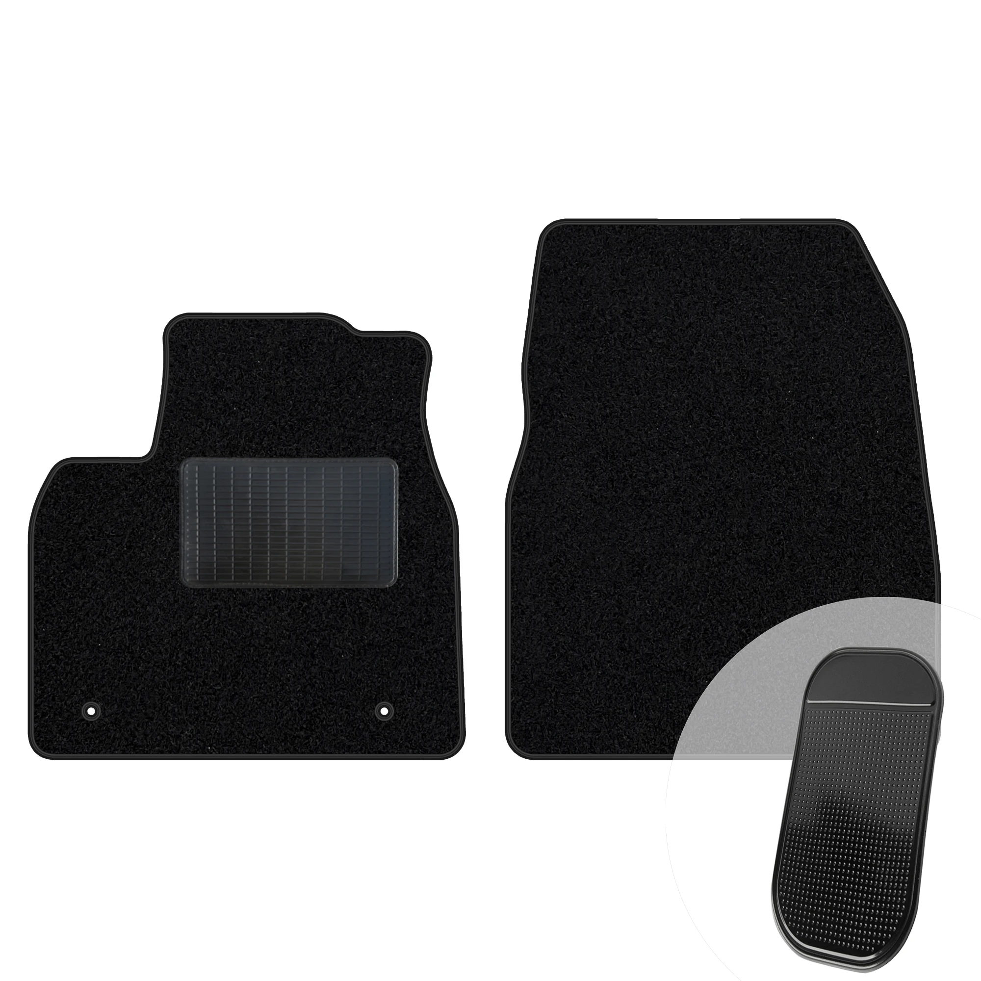 Veloursmatten Przody Zwart voor Renault Megane E-Tech Electric 2022-