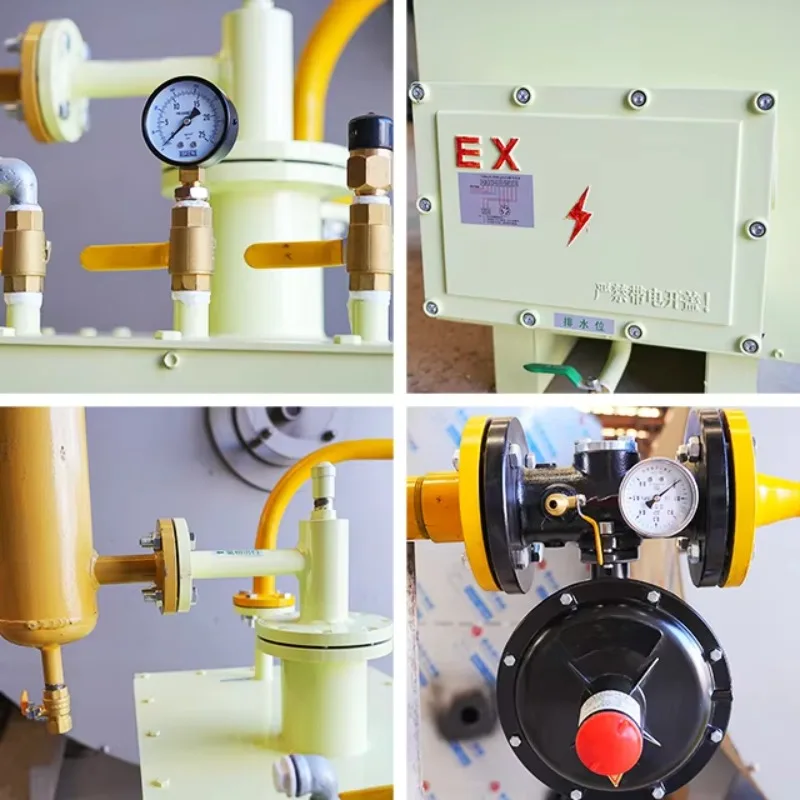 فرن التبخر الصناعي 30 كجم غاز البترول المسال المبخر الطبيعي أجزاء غلاية الآلات الأساسية #6